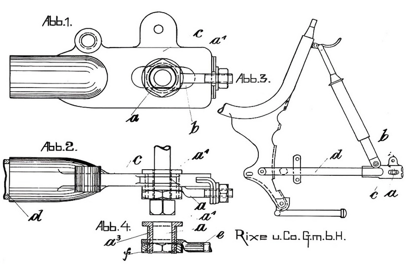 Patentschriftensammlung Rixe Zweiräder